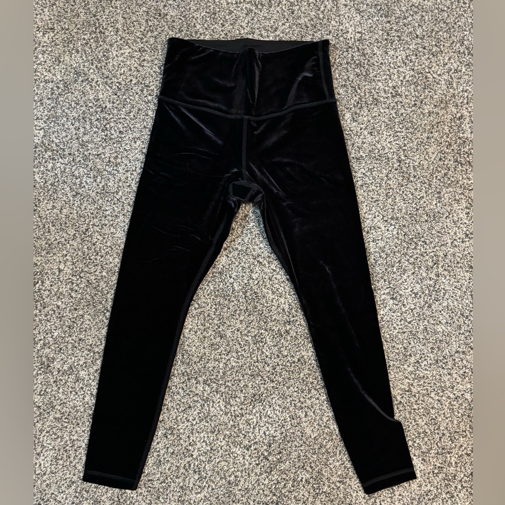 Athleta Velvet Leggings Sz SP